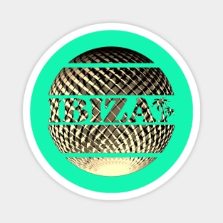 Ibiza logo in gold Magnet